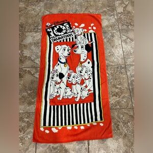Vintage Disney 1990s 101 Dalmatian’s Beach Towel